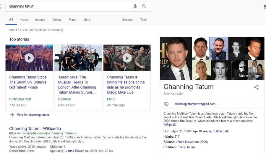Channing Tatum Search