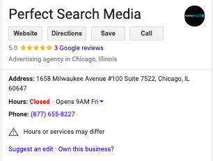 Perfect Search GMB Profile