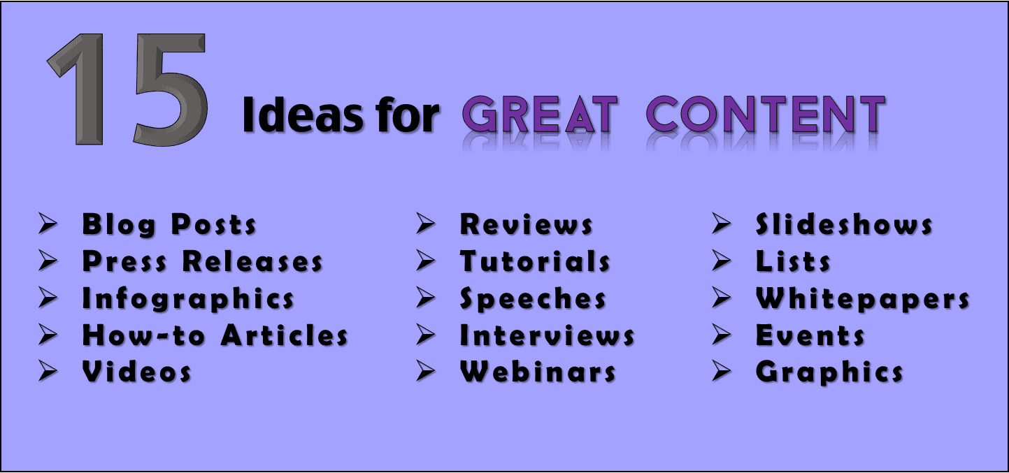 Content Ideas