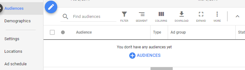 Google Ads audiences