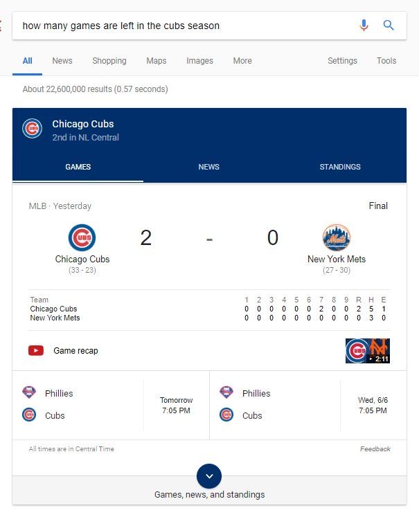 Cubs Search