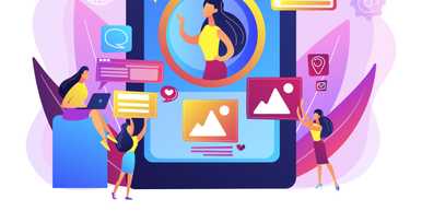 Online% Identity%  Management%  Concept%  Vector%  Illustration