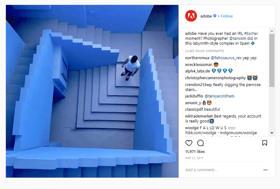 Adobe Instagram