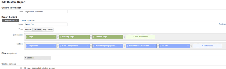 How to Create Custom Reporting in Google Analytics to Determine Page ...