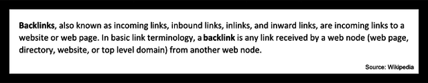 Backlinking definition, SEO