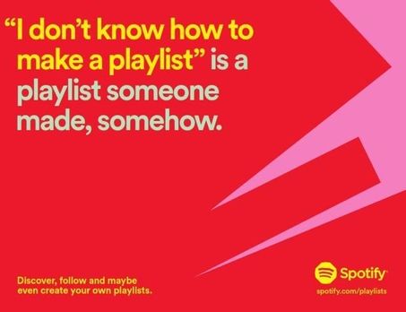 Spotify playlist ad