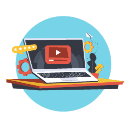 Video Marketing Resource Circle Icon
